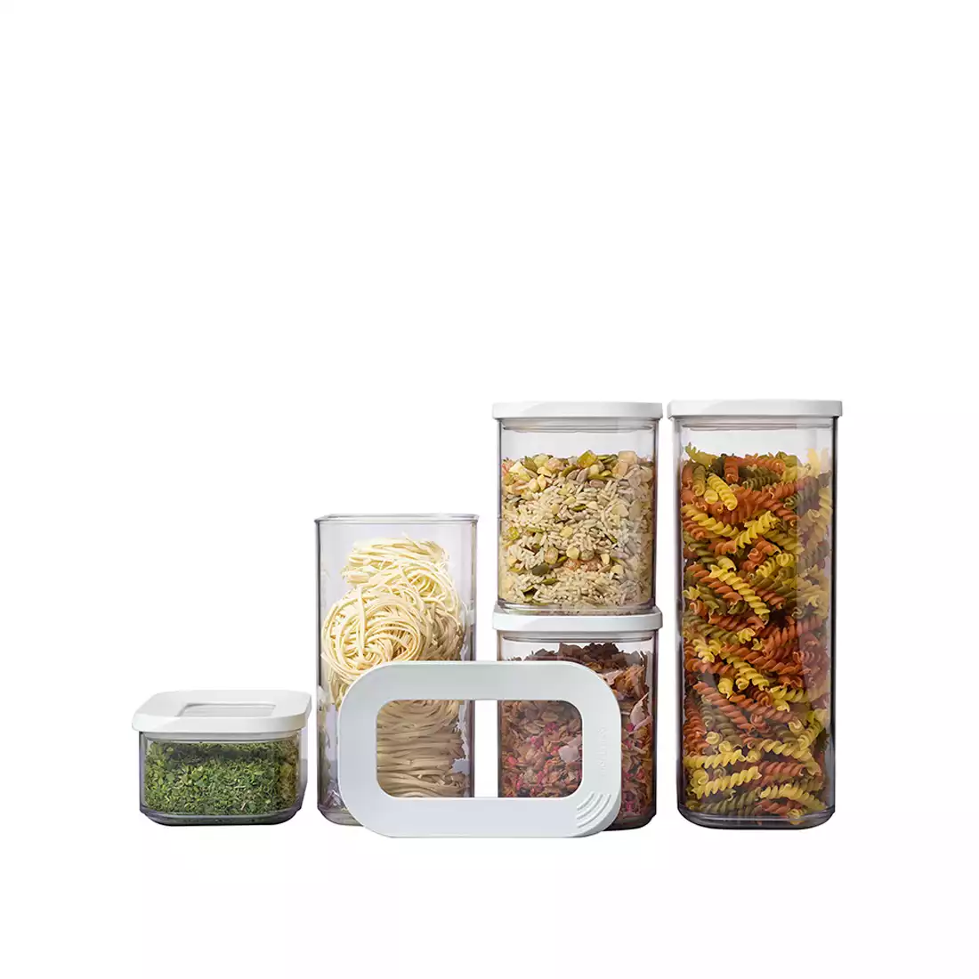 MEPAL MODULA set of 5 food containers, white
