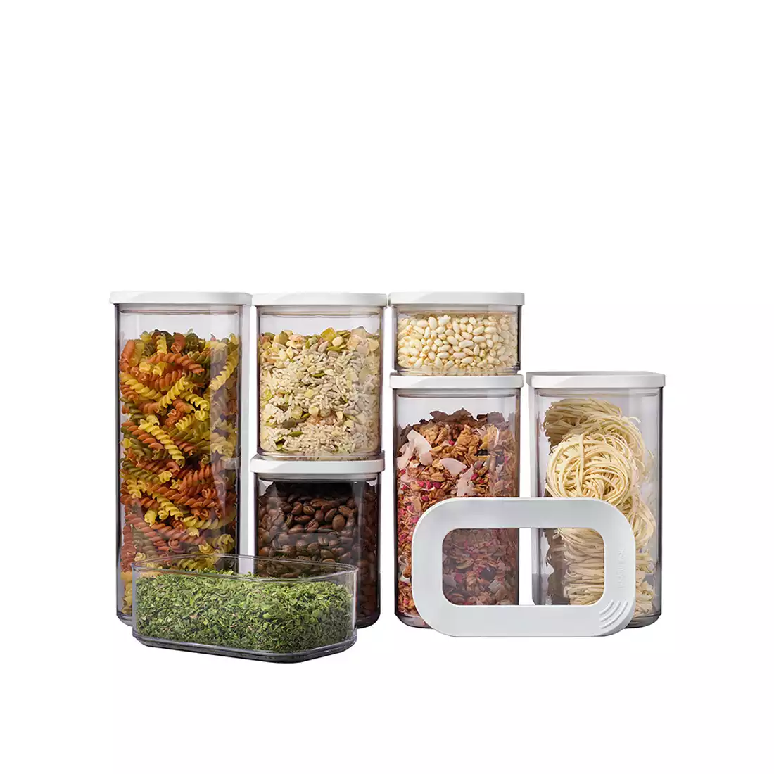 MEPAL MODULA set of 7 food containers, white