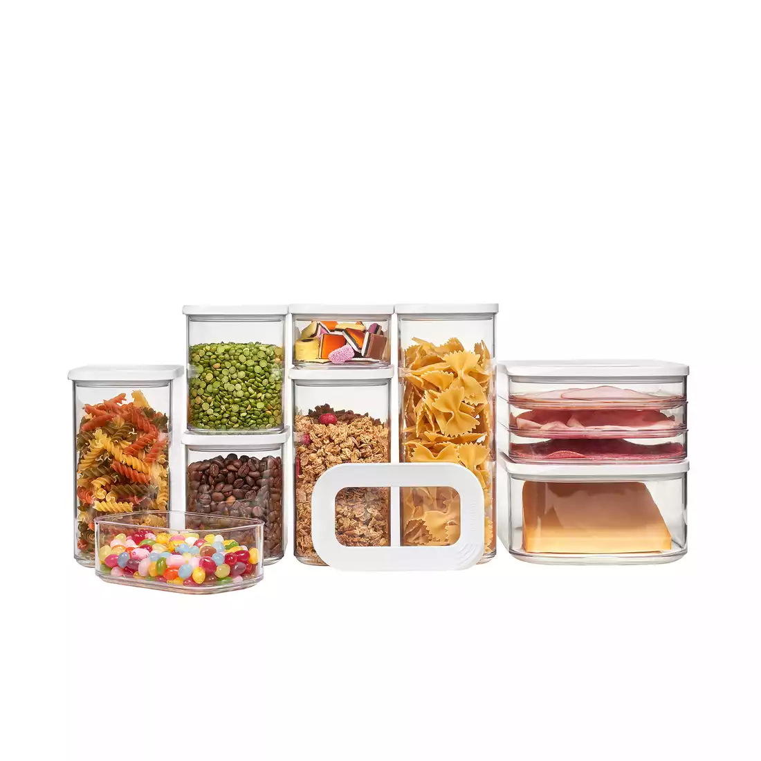 MEPAL MODULA set of 9 food containers limited edition, white