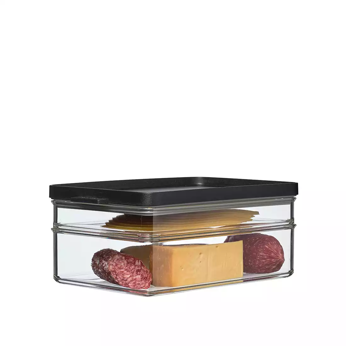 MEPAL OMNIA container for cold meats and cheeses 500 + 1200 ml, nordic black