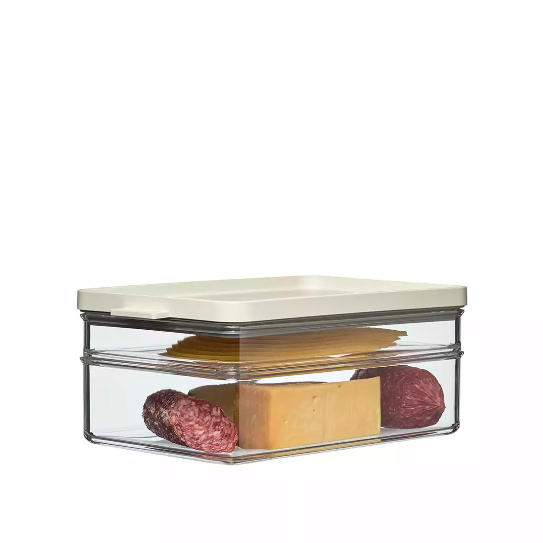 MEPAL OMNIA container for cold meats and cheeses 500 + 1200 ml, white