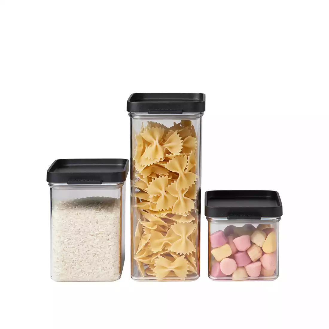 MEPAL OMNIA set of 3 food containers, black