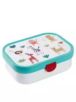 Mepal Campus Animal Friends children's lunchbox, white and turquoise