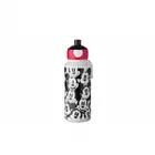 Mepal Campus Lunch set Mickey Mouse children's set water bottle + lunchbox, black and red