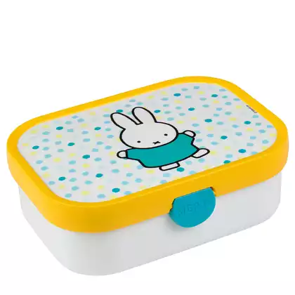 Mepal Campus Miffy Confetti children's lunchbox, white and yellow