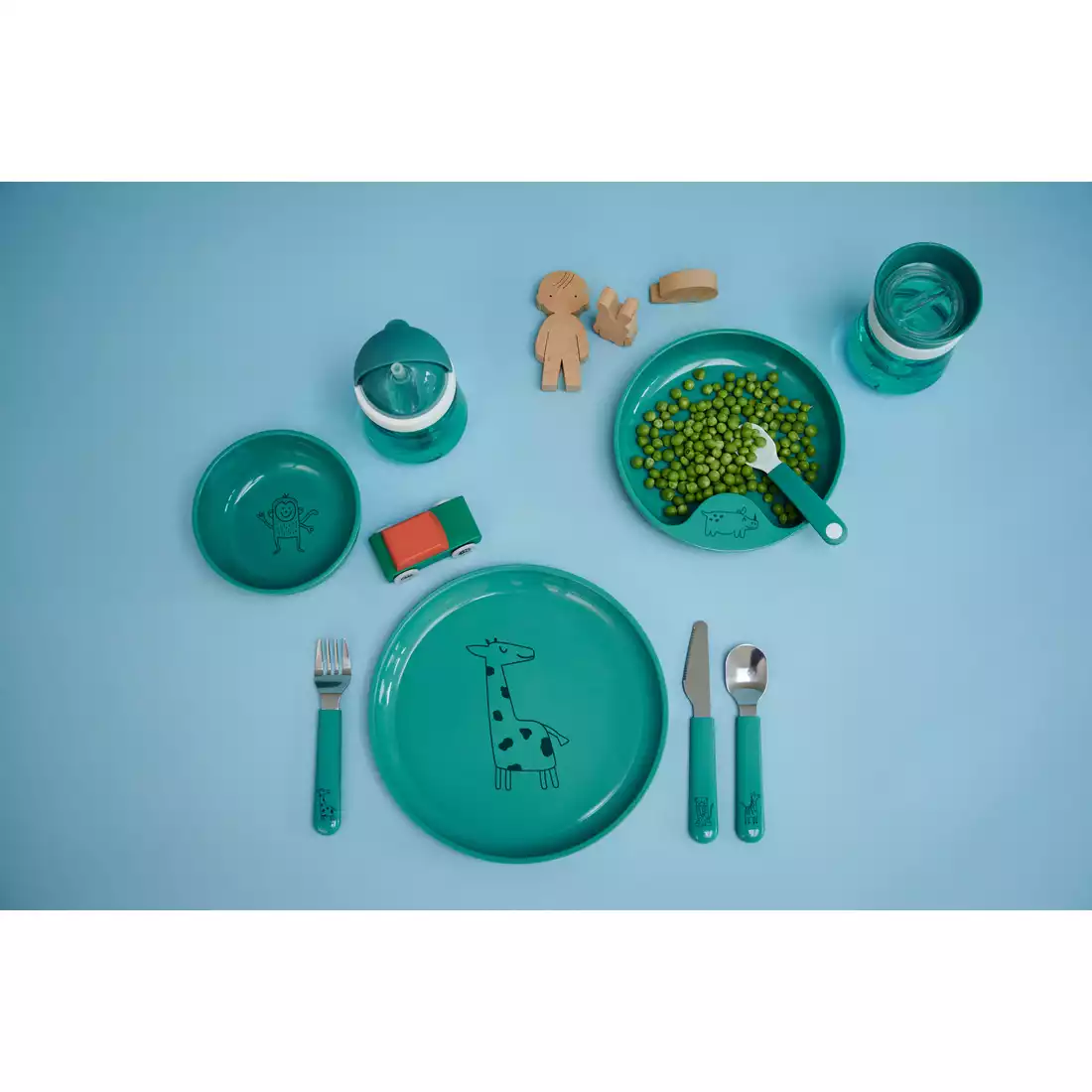 Mepal Mio children's plate Deep Turquoise