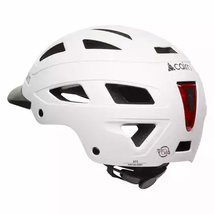 CAIRN CLARKE Městská cyklistická helma, White