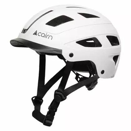 CAIRN CLARKE Městská cyklistická helma, White
