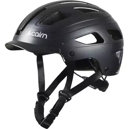 CAIRN CLARKE Městská cyklistická helma, černá 