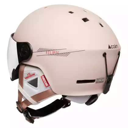 CAIRN ski/snowboard helmet ECLIPSE RESCUE Powder Pink
