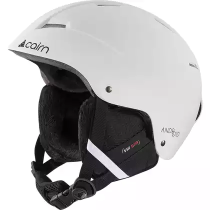 CAIRN winter ski / snowboard helmet ANDROID mat white
