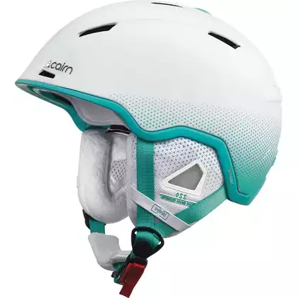 CAIRN winter ski / snowboard helmet INFINITI white blue 060568030156/58