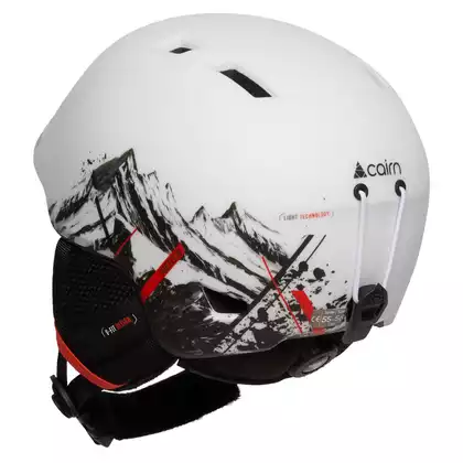 CAIRN winter ski / snowboard helmet METEOR white/pink
