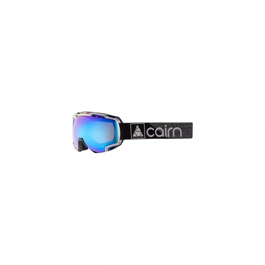 CAIRN ski/snowboard goggles MERCURY SPX3000 IUM Mat Black Silver Blue Mirror 