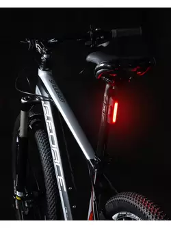 FORCE rear bicycle lamp COB 29LM 16x LED USB 45372