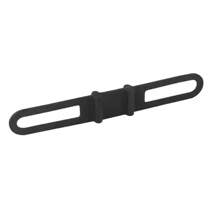 FORCE silicone holder for bicycle lights black 45248