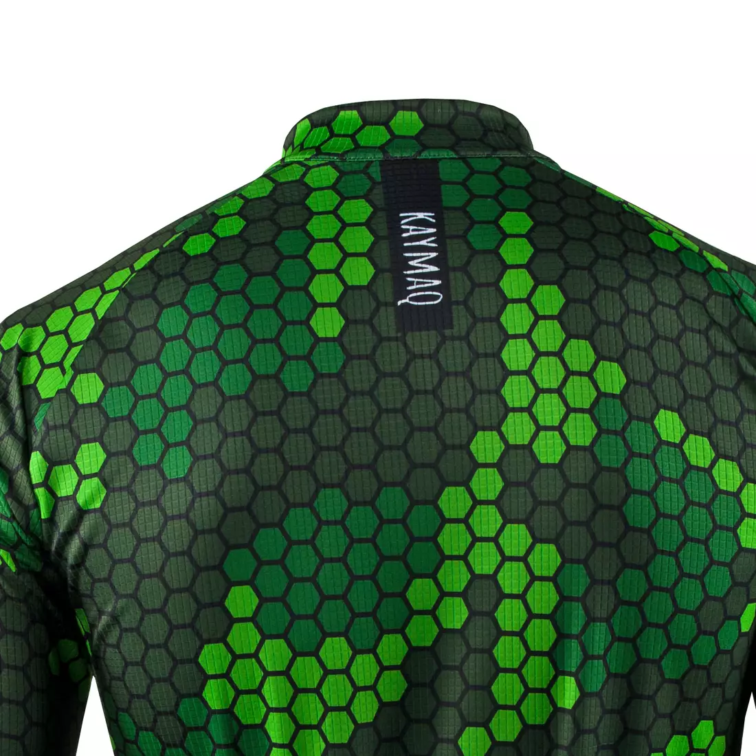 KAYMAQ DESIGN M62 men's cycling thermal jersey green