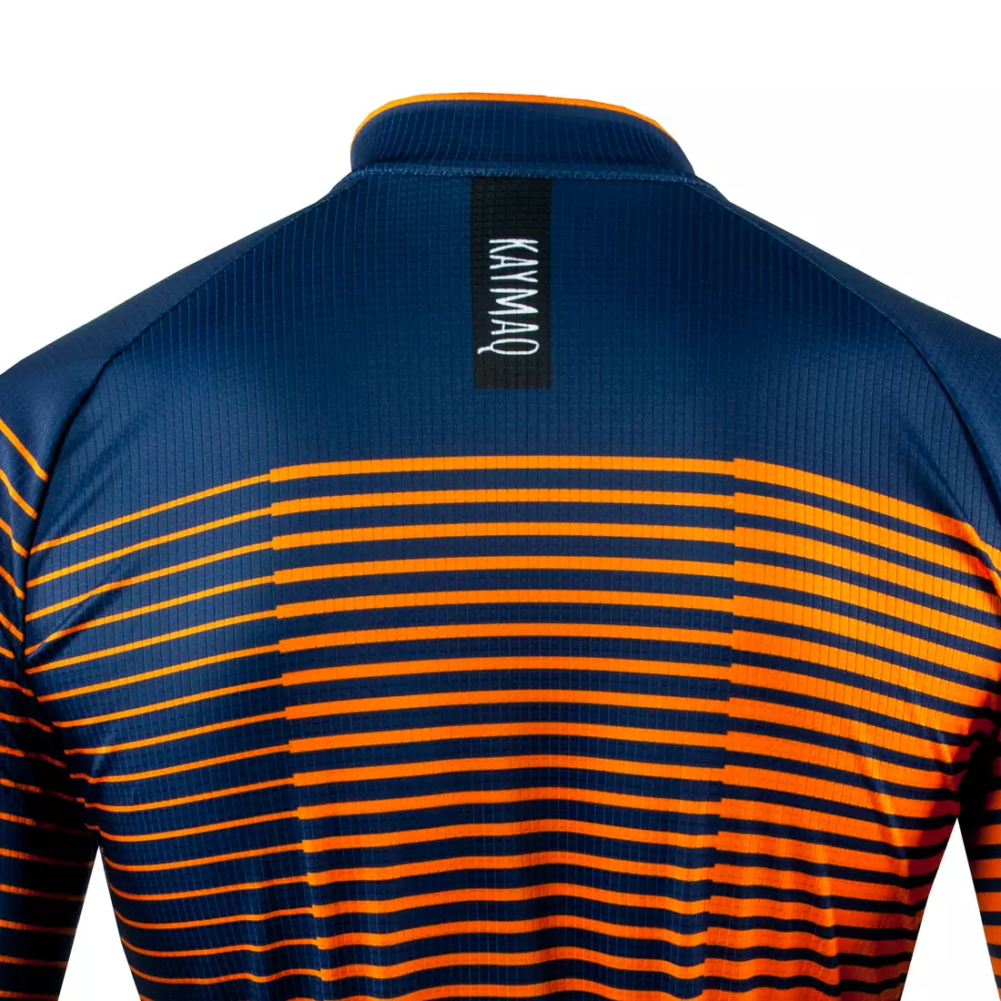 KAYMAQ DESIGN M66 men's cycling thermal jersey navy blue