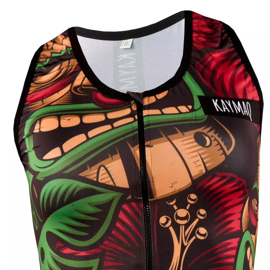 KAYMAQ DESIGN W1-M73 women's sleeveless cycling t-shirt