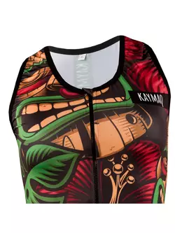 KAYMAQ DESIGN W1-M73 women's sleeveless cycling t-shirt