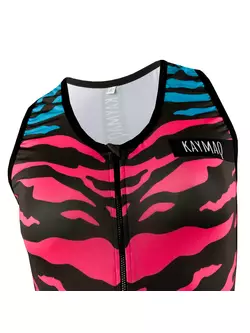 KAYMAQ DESIGN W1-W40 women's sleeveless cycling t-shirt