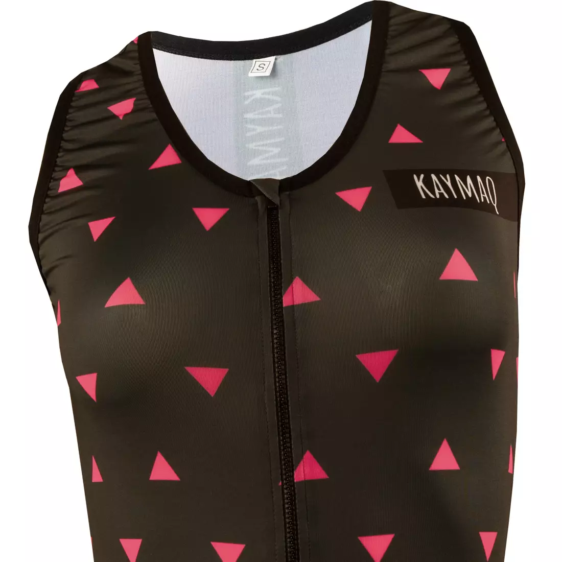 KAYMAQ DESIGN W1-W42 women's sleeveless cycling t-shirt