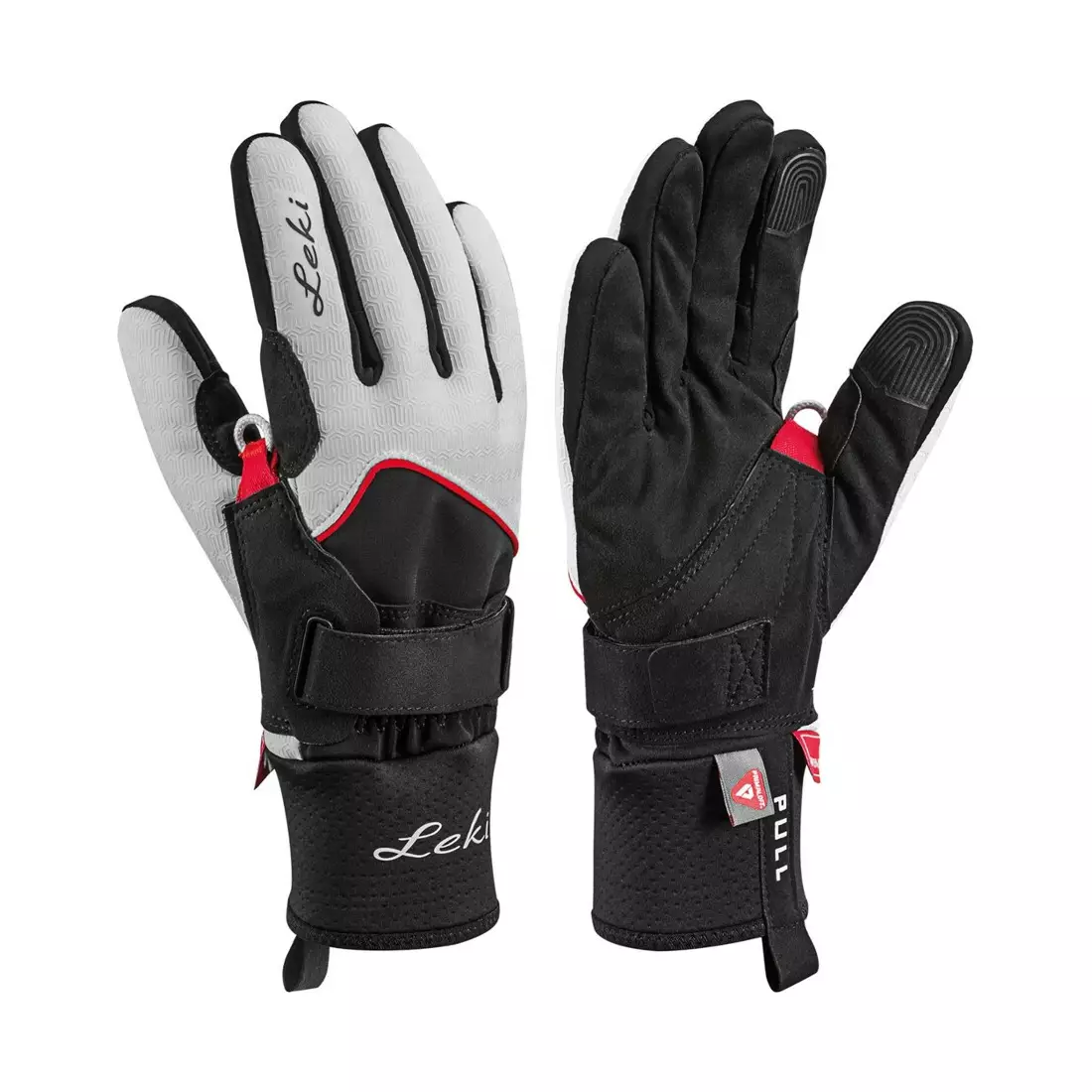 LEKI women's winter gloves NORDIC THERMO LADY grey/black 643912201085