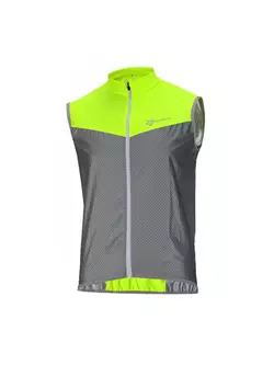 Rockbros light bike waistcoat/Sports vest for men, reflective, fluor FGY1002