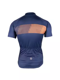 [Set] DEKO STYLE-0421 Men bike t-shirt, Navy blue + DEKO POCKET men's cycling shorts, black