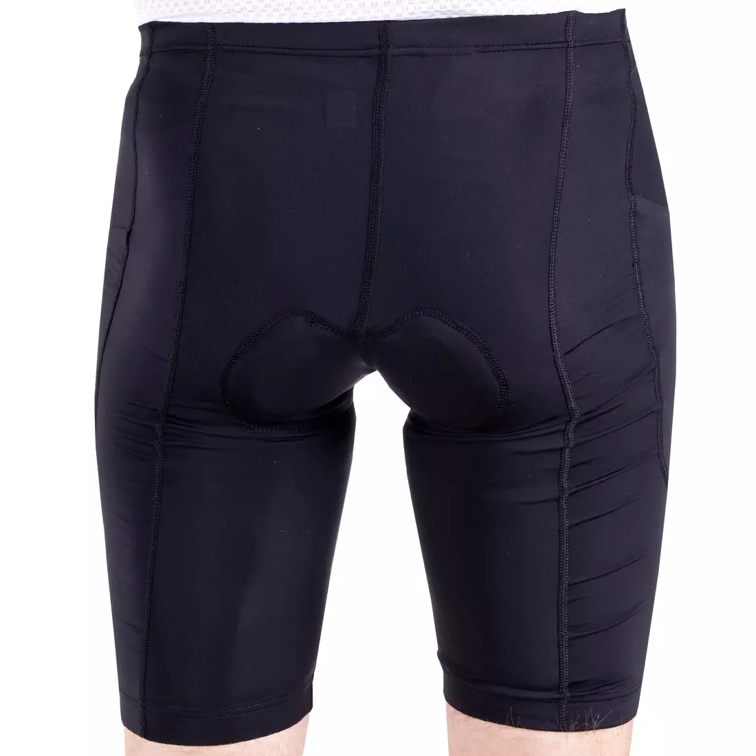 [Set] DEKO STYLE-0421 Men bike t-shirt, black + DEKO POCKET men's cycling shorts, black