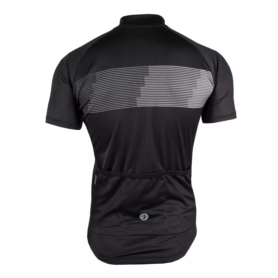 [Set] DEKO STYLE-0421 Men bike t-shirt, black + DEKO POCKET men's cycling shorts, black