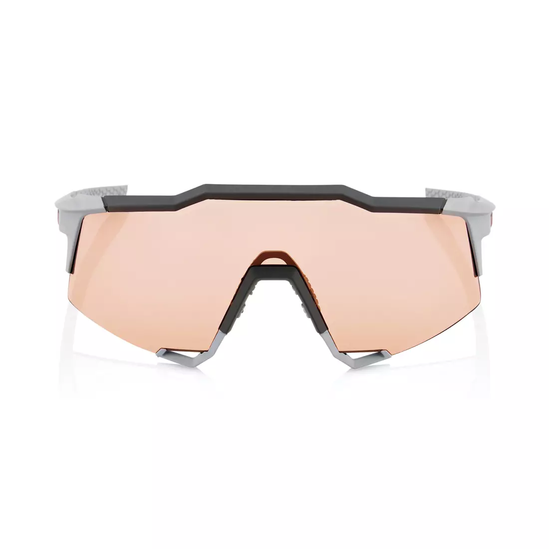 100% sports glasses SPEEDCRAFT (HiPER Coral Lens) Soft Tact Stone Grey STO-61001-424-01