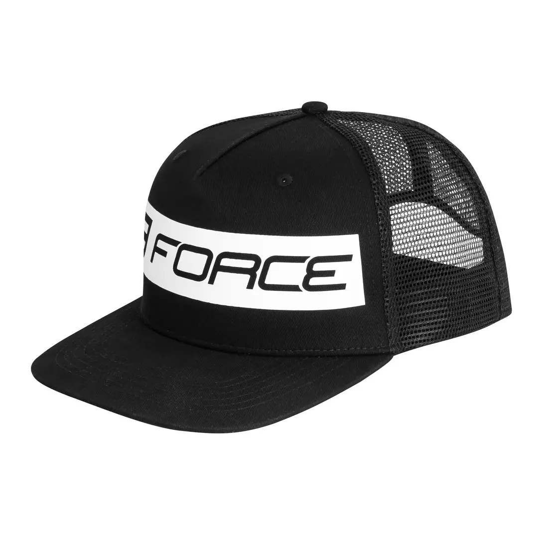 FORCE Baseball cap TRUCKER STRAP, black and white 9030807