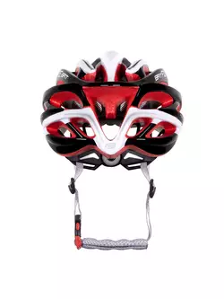 FORCE Bicycle helmet BAT White and red 902952