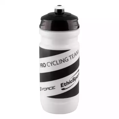 FORCE bicycle water bottle ETHIC SPORT 600ml black/white 2501195