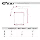 FORCE Children's cycling jersey KID VIEW, pink-white-black 9001048-KID3