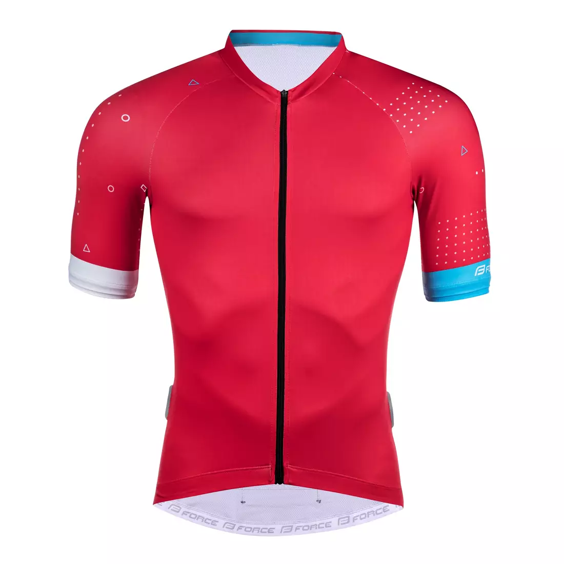 FORCE Cycling jersey GAME, red, 9001336