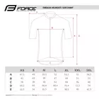 FORCE Cycling jersey SHINE, black, 9001181