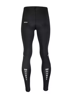 FORCE Cycling pants without braces, Z68, black, 900401