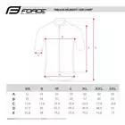 FORCE DASH Cycling jersey, gray and black