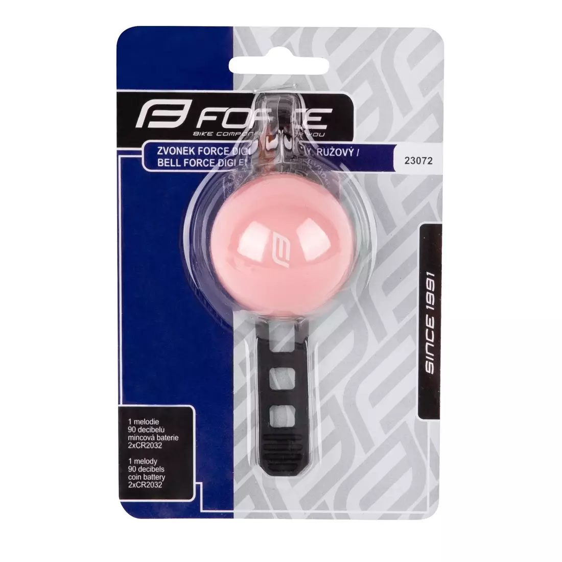 FORCE Electric bicycle bell DIGI, pink 23072