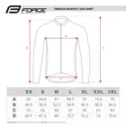 FORCE Long sleeve cycling jersey MTB ANGLE, white and blue, 9001430
