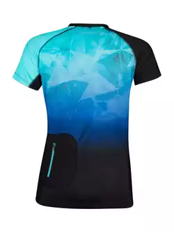 FORCE MTB CORE Women's cycling jersey, turquoise-blue