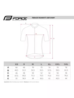 FORCE MTB CORE loose cycling jersey, red-black