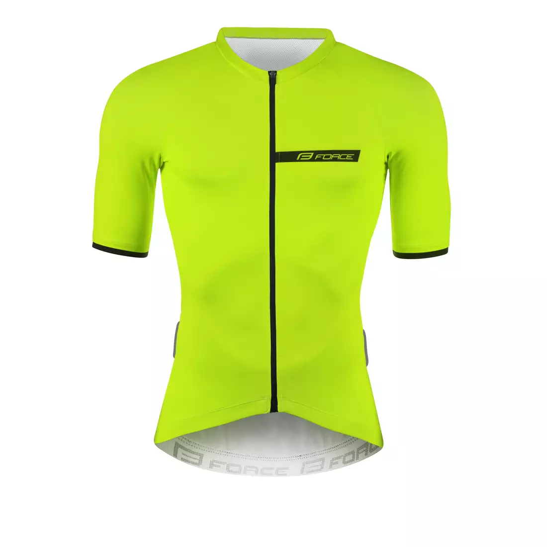 FORCE Men's cycling jersey CHARM, fluo 9001190