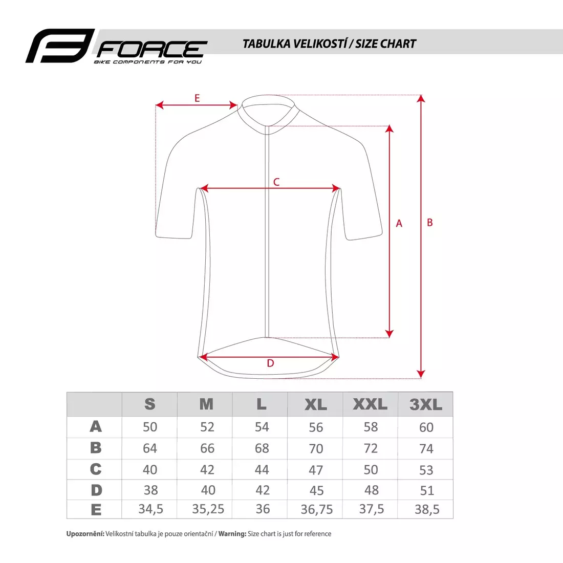 FORCE Men's cycling jersey POINTS, red-gray, 9001331