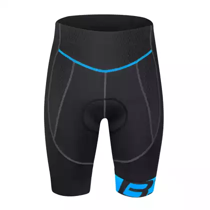 FORCE Men's cycling shorts B30, blue, 9003154