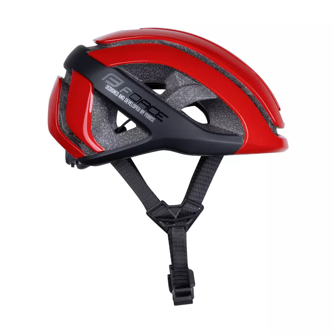 FORCE Road bike helmet FORCE NEO, red-black, 902836