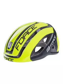 FORCE Road bike helmet NEO WANTY GOBERT LTD, fluo-black 90283058