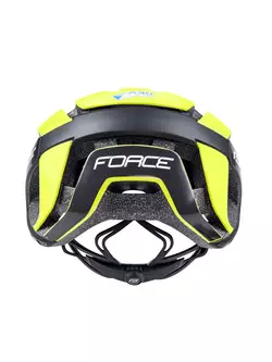FORCE Road bike helmet NEO WANTY GOBERT LTD, fluo-black 90283058